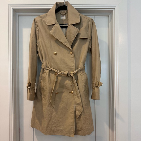 Crewcuts Girls Trench Coat 14 - Picture 1 of 7